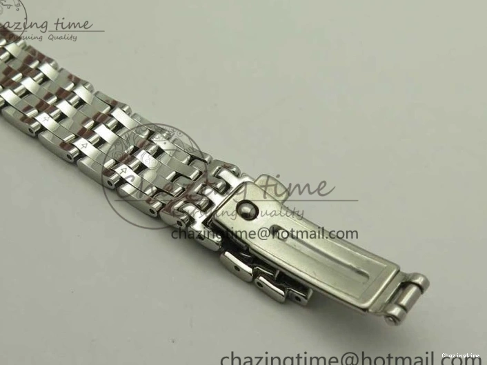 0105 TopPick De Ville Prestige Ladies 32.7mm SS MKF 1:1 Best Edition Blue Dial Diamonds Markers on SS Bracelet MIYOTA 7972